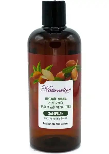 Naturalive Doğal Şampuan Kuru ve Normal Saçlar İçin Organik ve Güçlendirici Bakım