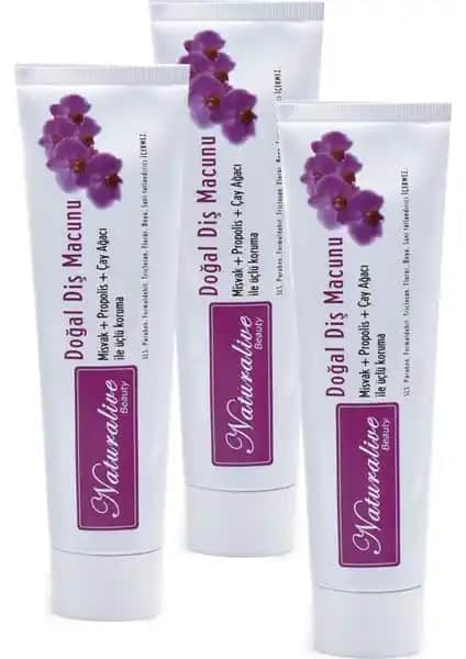 Naturalive Yetişkin Diş Macunu X3: Hızlı Beyazlatma ve Doğal İçerik ile Güvenilir Ağız Bakımı