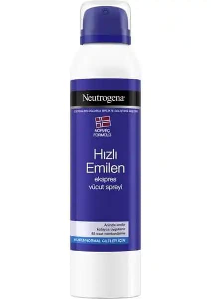 Neutrogena Hızlı Emililen Ekspres Vücut Spreyi: Pratik ve Etkili Nemlendirme Çözümü