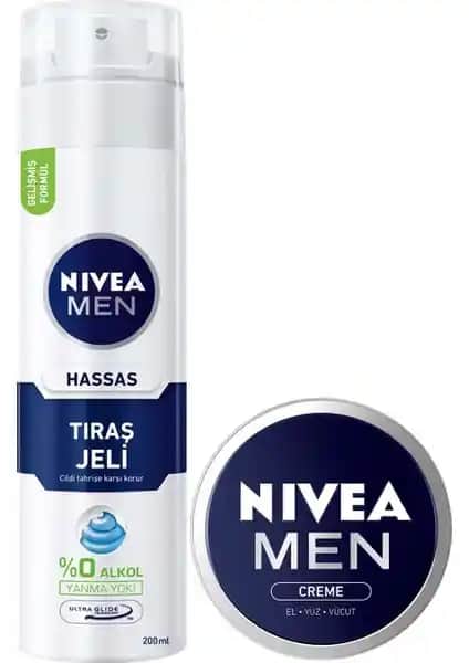 Nivea Hassas Ciltler İçin Tıraş Jeli Güvenli ve Ferahlatıcı Deneyim Sunar