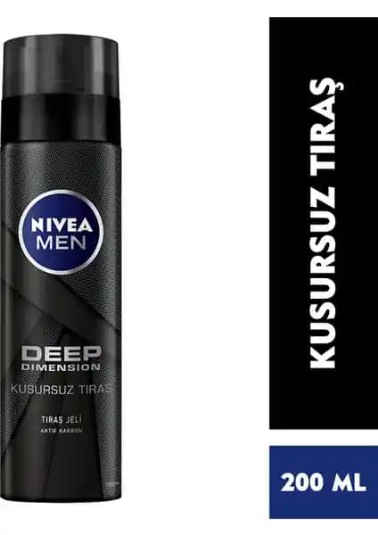 Nivea Men Deep Dimension Tıraş Jeli: Hassas Ciltler İçin Yüksek Performanslı Erkek Bakım Ürünü