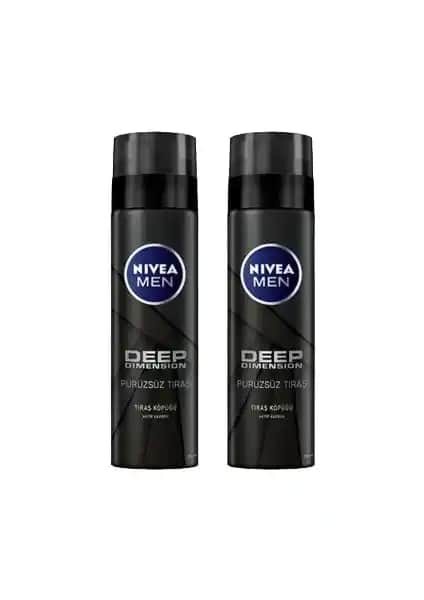 Nivea Men Deep Dimension Tıraş Köpüğü: Aktif Karbon ile Derin Temizlik ve Konfor