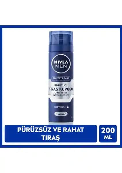 Nivea Men Protect&Care Tıraş Köpüğü: Kuru Ciltler İçin Rahat ve Güvenilir Bakım Ürünü