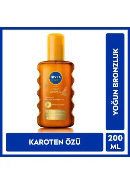 Nivea Sun Güneş Yağı Sprey SPF 6 ile Doğal Bronzer ve Güneş Koruma Çözümü