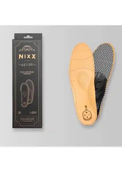 Nixx NX103 Deri Ortopedik İç Tabanlık: Ayak Sağlığı ve Konfor İçin Yenilikçi Çözüm