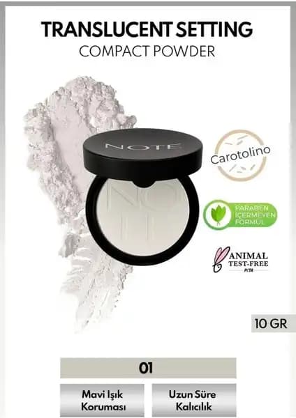 Note Cosmetics Şeffaf Sabitleyici Pudra: Makyajı Uzun Süre Tutan ve Mavi Işık Koruyucu