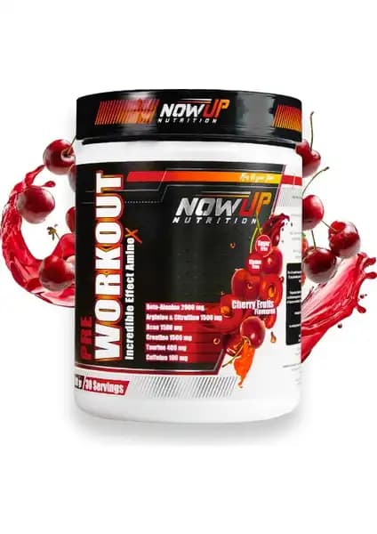 Nowup Nutrition Pre-Workout Güç ve Enerji Artırıcı Spor Takviyesi