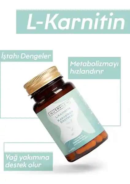 Nutrinew Vitamins Karabiber Ekstresi ve L-Karnitin ile Enerji ve Metabolizma Destekleri