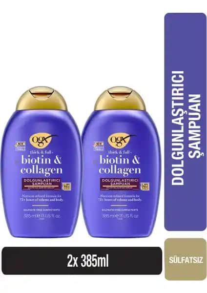 OGX Biotin Collagen Şampuanıyla Saçlarınızı Güçlendirin ve Hacim Kazanın