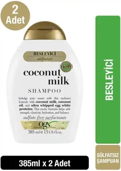 OGX Coconut Milk Sülfatsız Şampuan: Doğal ve Sağlıklı Saç Bakımı İçin Uygun Çözüm