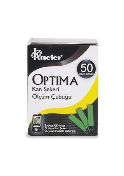 Optima Okmeter Optima 50 Strip: Yüksek Hassasiyetli Kan Şekeri Ölçüm Çözümü