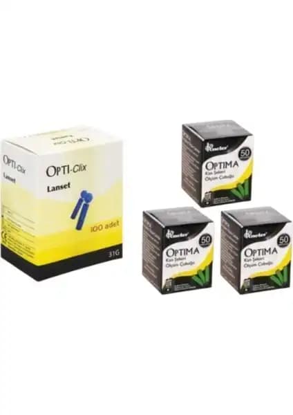 Optima Ölçüm Stribi ve Lanset Delme Kalemi: Güvenilir ve Hassas Kan Ölçüm Çözümü
