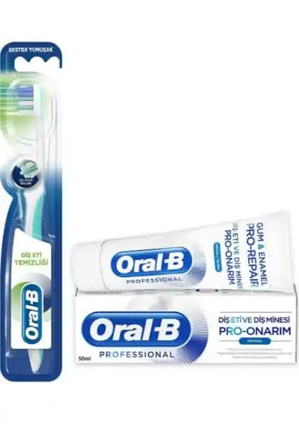 Oral-B Pro Onarım Diş Eti ve Diş Minesi Diş Macunu ile Sağlıklı Gülüşler İçin Günlük Ağız Bakımı