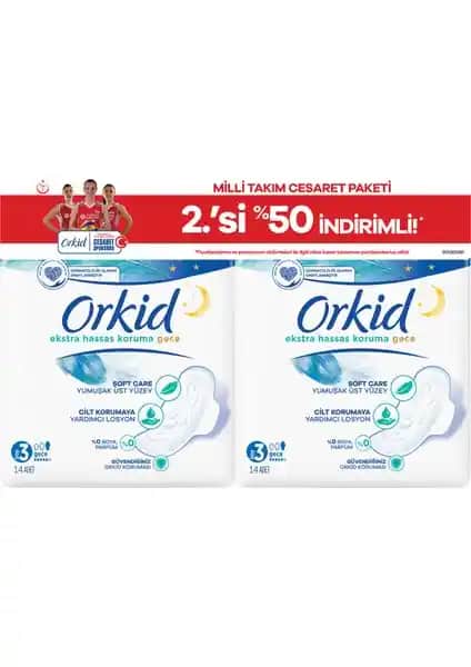 Orkid Ekstra Hassas Koruma Gece Pedleri: Yüksek Emicilik ve Konfor Sunan Güvenilir Seçenekler