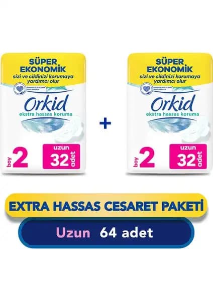 Orkid Extra Hassas Cesaret Paketi: Günlük Kullanımda Güvenlik ve Konfor Sağlayan Pedler