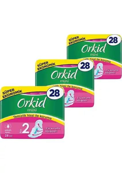 Orkid Maxi 2 Uzun Hijyenik Ped: Günlük Koruma ve Konfor Sağlayan Kadın Hijyen Ürünü