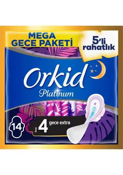 Orkid Platinum Gece Extra Hijyenik Ped: Yüksek Koruma ve Konfor Sağlayan Güvenilir Seçenek