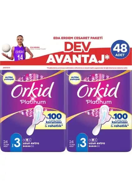 Orkid Platinum Gece&Gündüz Hijyenik Pedler: Yüksek Performanslı ve Güvenilir Kullanım
