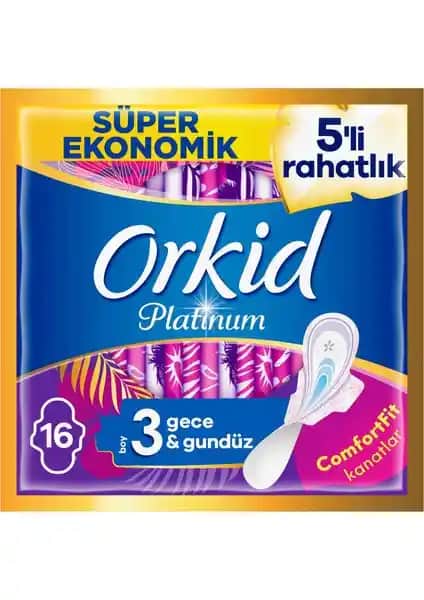 Orkid Platinum Gece Hijyenik Pedleri ile Güvenli ve Konforlu Gece Kullanımı