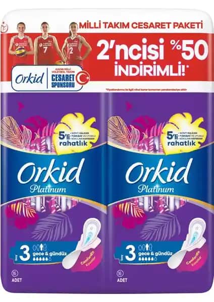 Orkid Platinum Hijyenik Ped: Günlük ve Gece Kullanımı İçin Güvenilir Konfor ve Koruma