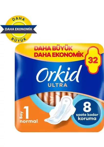 Orkid Ultra Normal Hijyenik Ped: Günlük Kullanım İçin Yüksek Performanslı ve Güvenilir Kadın Pedi