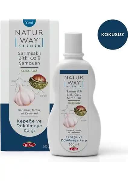 Otacı Naturway Sarımsaklı Kepeğe Karşı Şampuan Saç Dökülmesine ve Kepeğe Etkili Çözüm