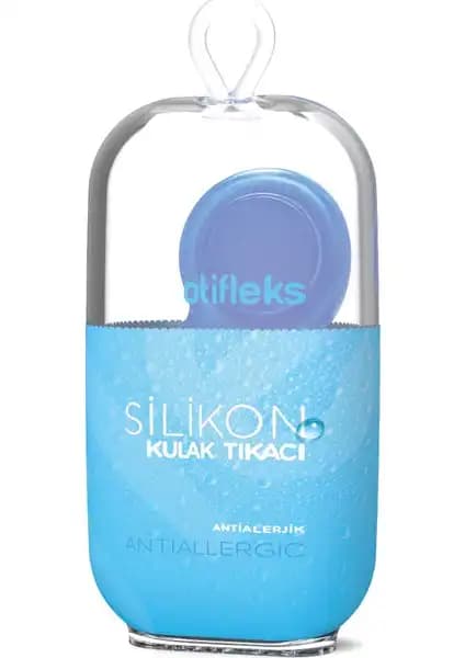 Otifleks Silikon Kulak Tıkacı 4'lü: Gürültü ve Su Yalıtımı Sağlayan Konforlu Koruma