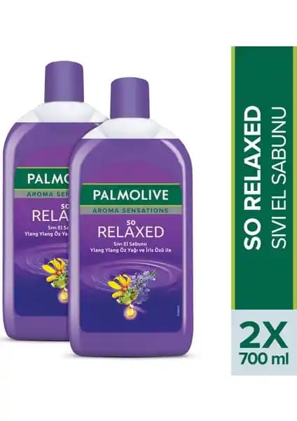 Palmolive Aroma Sensations So Relaxed Ylang Ylang ve Iris Özlü Doğal El Sabunu 700ml