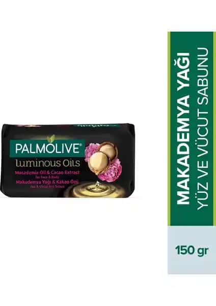 Palmolive Luminous Oils Makademya Yağı ve Kakao Özlü Sabun Yüz ve Vücut Bakımı İçin Uygun