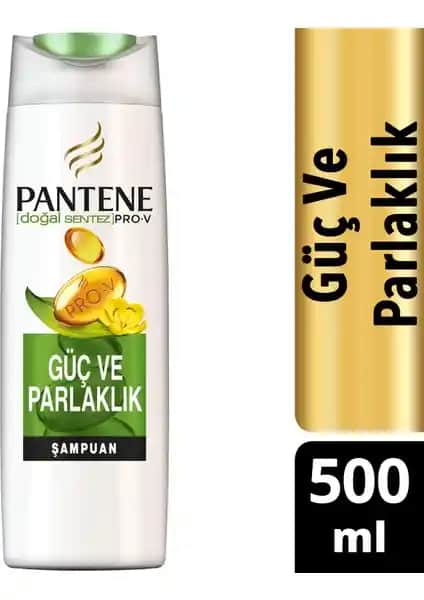 Pantene Doğal Sentez Güç ve Parlaklık Şampuanı Saçlar İçin Sağlıklı Bakım Çözümü