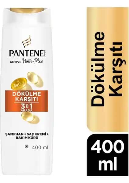 Pantene Dökülme Karşıtı 3'ü 1 Arada Şampuan: Güçlü ve Sağlıklı Saçlar İçin Uygun Çözüm