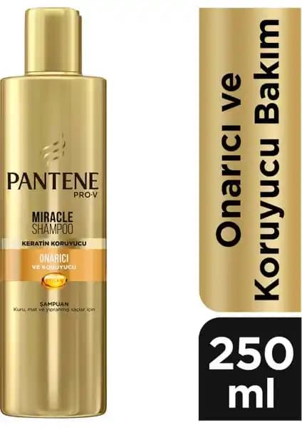 Pantene Miracle Şampuan ile Kuru ve Yıpranmış Saçlar İçin Onarıcı ve Koruyucu Bakım Çözümü