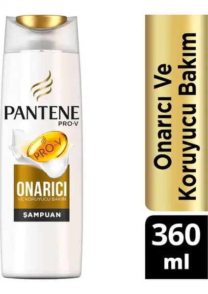 Pantene Onarıcı ve Koruyucu Bakım Şampuanı Saçlara Güç ve Parlaklık Kazandırır