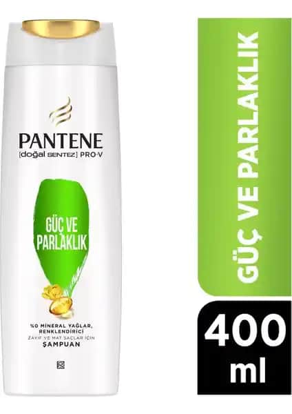 Pantene Pro-V Güç ve Parlaklık Şampuanı: Zayıf Saçlar İçin Güçlendirme ve Parlaklık Sağlar