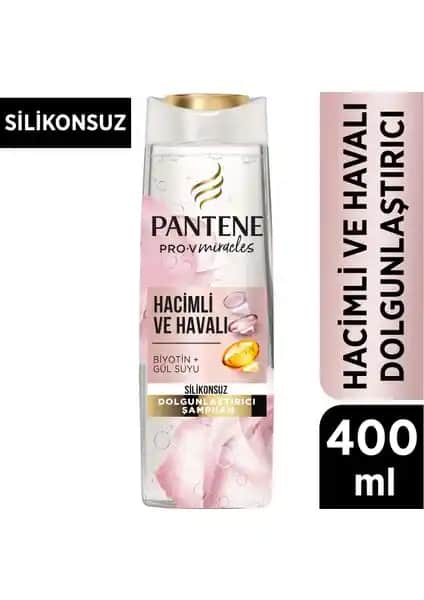 Pantene Silikonsuz Hacim Veren Dolgunlaştırıcı Şampuan İnce Telli Saçlar İçin Uygun