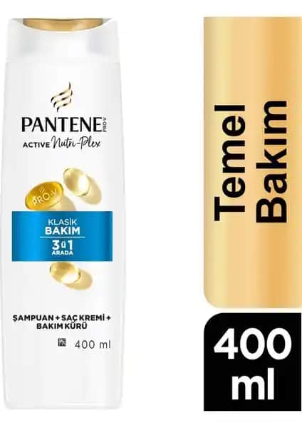 Pantene Temel Bakım 3'ü 1 Arada Şampuan: Saç Sağlığını Destekleyen Etkili Formül
