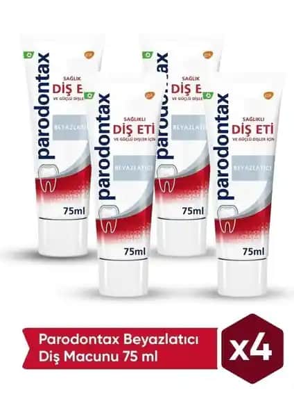 Parodontax Beyazlatıcı Diş Macunu: Diş Eti Sağlığını Güçlendiren ve Beyazlatan Formül