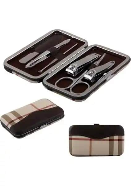 PeakBays Deri Çantalı 6 Parça Manikür Seti ile El ve Ayak Bakımında Profesyonel Sonuçlar