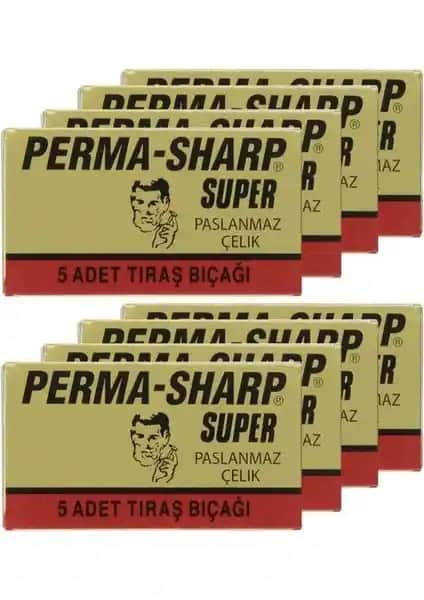 Permasharp 5 Li Jilet 20 Li Paket: Yüksek Performans ve Dayanıklılık ile Güvenli Tıraş