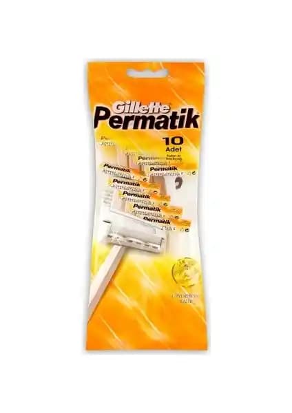Permatik 1 10'lu Kullan At Poşet: Pratik ve Hijyenik Tıraş Deneyimi Sağlayan Ürün