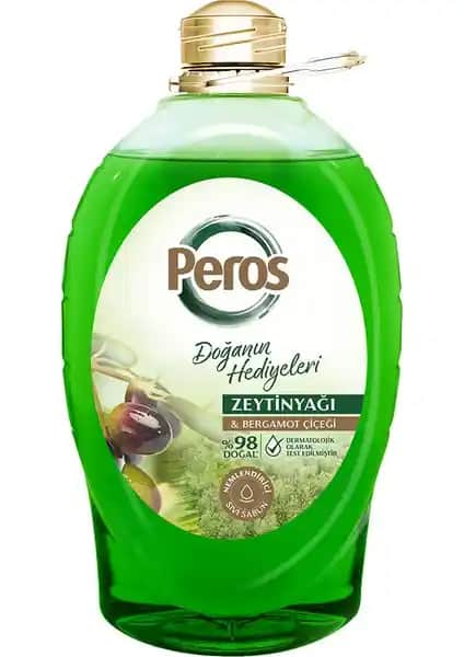 Peros Sıvı Sabun Zeytinyağı ve Bergamot Çiçeği Kokulu 3 L Temizlik ve Bakım Ürünü