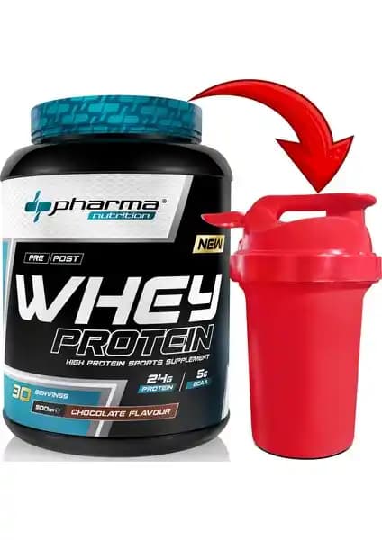 Pharma Nutrition Çikolata Aromalı Whey Protein 900g ile Kas Gelişimini Destekleyin