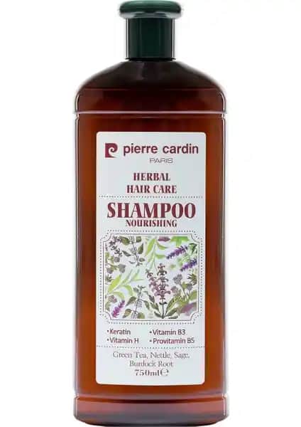 Pierre Cardin Herbal Yağlı Saçlar İçin Bitkisel Şampuan Doğal ve Güçlendirici Saç Bakım Ürünü