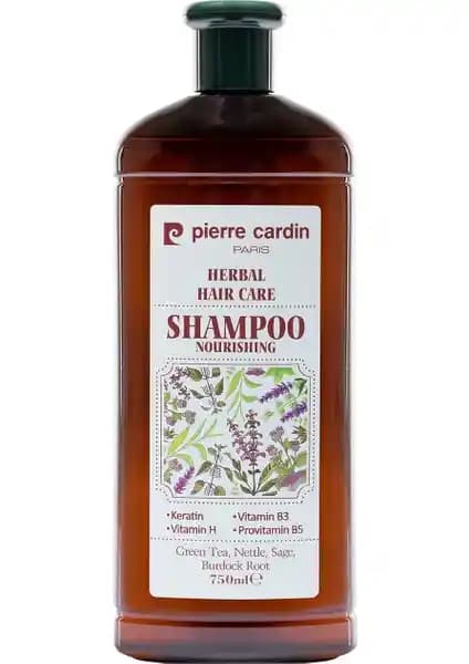 Pierre Cardin Herbal Yağlı Saçlar İçin Bitkisel Şampuan Doğal ve Güçlendirici Saç Bakım Ürünü