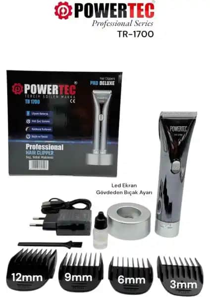 Powertec TR-1700 Pro Deluxe Saç ve Sakal Kesme Makinesi İncelemesi ve Özellikleri