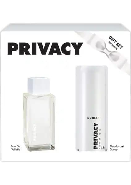 Privacy Women Kadın Parfüm ve Deodorant Seti Şık ve Ferah Kokusu ile Günlük Kullanım İçin Uygun