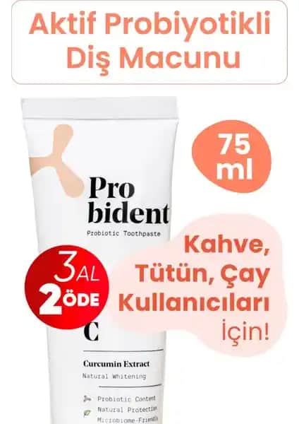 Probident Aktif Probiyotik Diş Macunu: Doğal İçeriklerle Güçlü Ağız ve Diş Sağlığı Çözümü