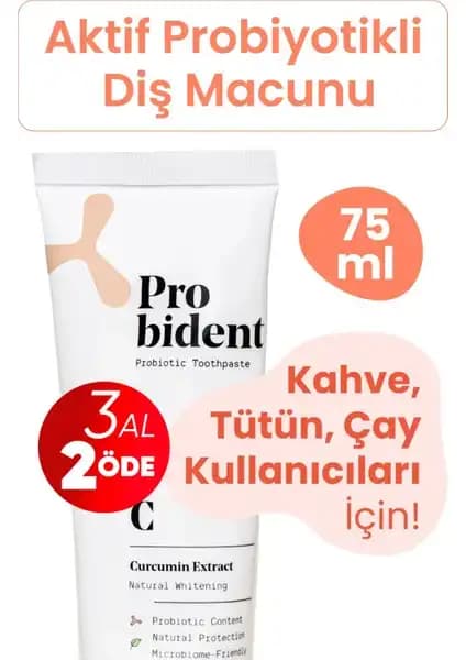 Probident Aktif Probiyotik Diş Macunu: Doğal İçeriklerle Güçlü Ağız ve Diş Sağlığı Çözümü
