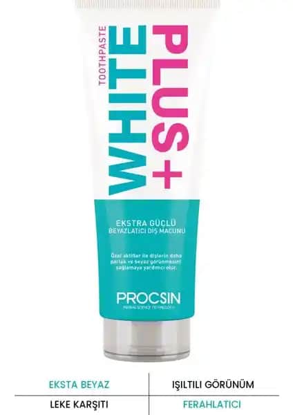 Procsin Ekstra Güçlü Diş Macunu Sigara İçenler ve Diş Renginde Değişiklik Olanlar İçin Uygun