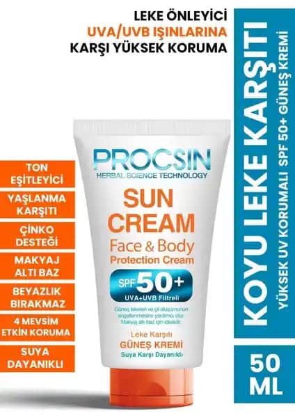 Procsin Koyu Leke Karşıtı Yüksek SPF 50+ Güneş Kremi Detaylı İnceleme ve Kullanım Rehberi